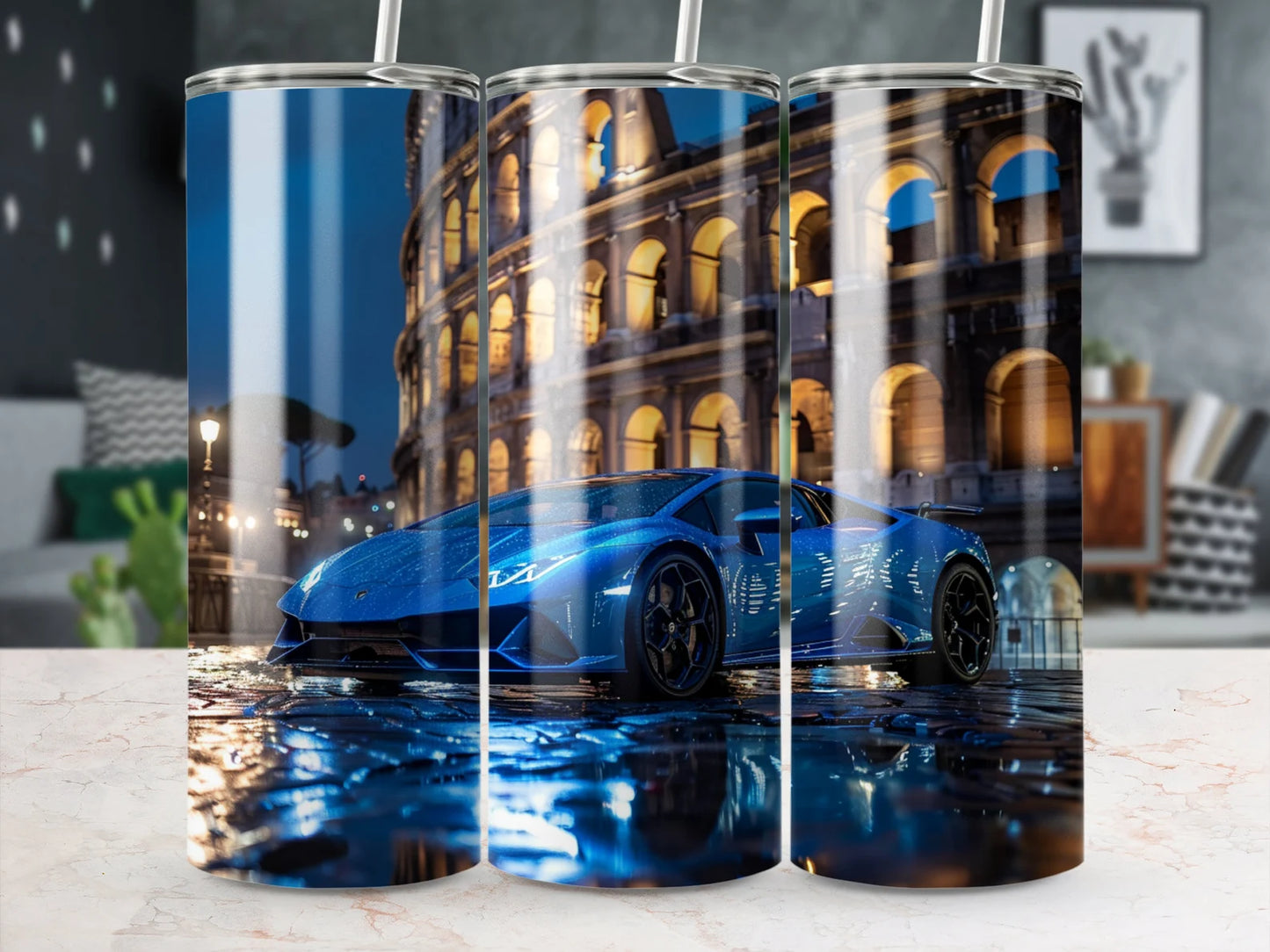 Car Themed Tumbler