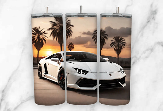 Car Themed Tumbler