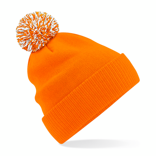 Pom Pom Beanie Hat Embroidered with your logo