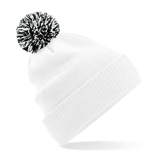 Pom Pom Beanie Hat Embroidered with your logo