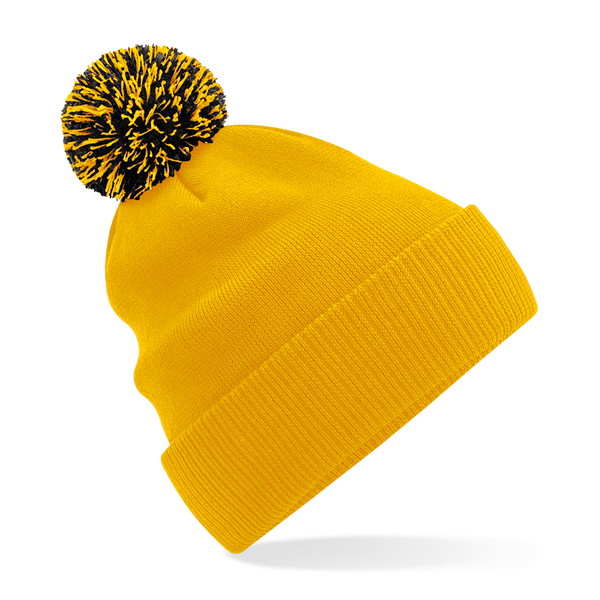 Pom Pom Beanie Hat Embroidered with your logo