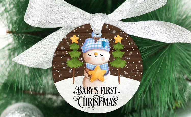 Baby Christmas ornament