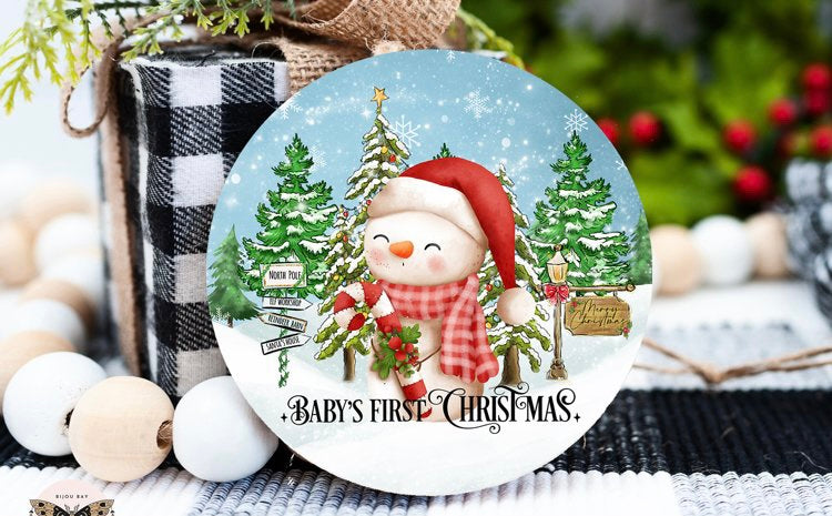 Baby Christmas ornament