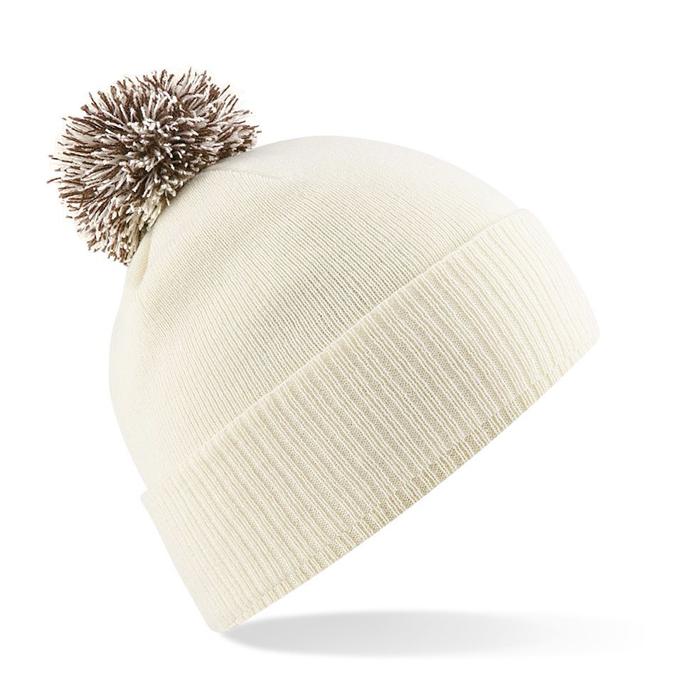 Pom Pom Beanie Hat Embroidered with your logo